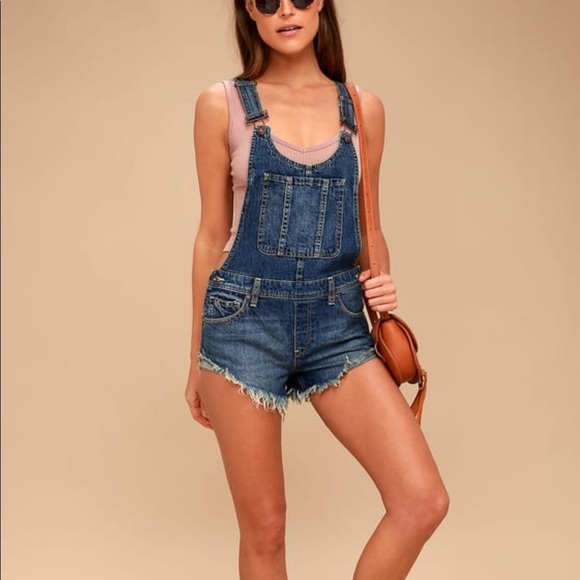 Free People Pants - NWT Free People summer babe overalls size 28